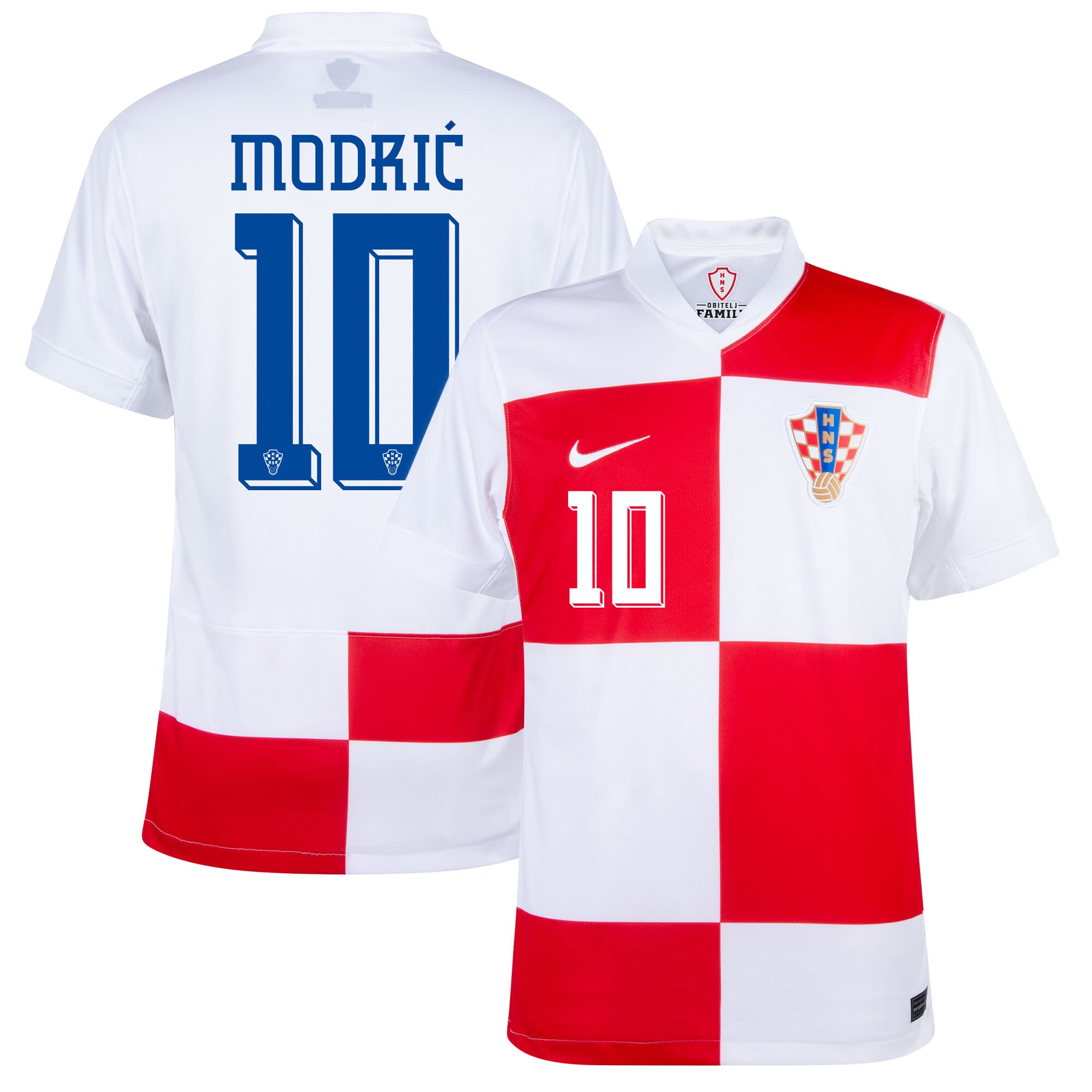 Croatia Home Modrić 10 Shirt 2024-2025 (Official Printing)