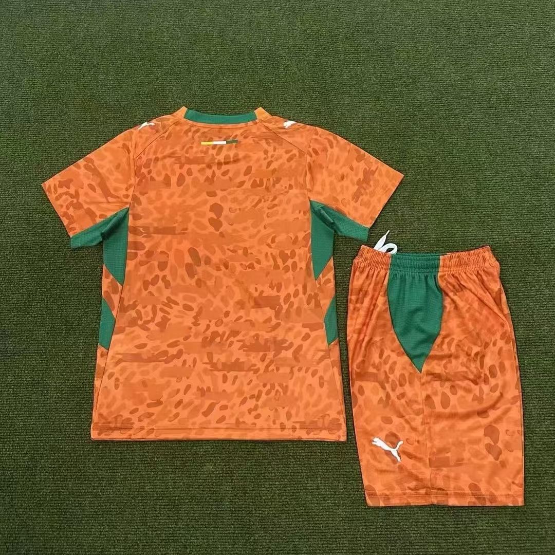 Kids Kit Ivory Coast Home Fan Jersey World Cup 2026