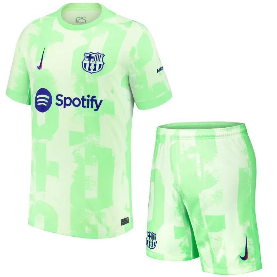 Kids Kit Barcelona Third Jersey 2024/25