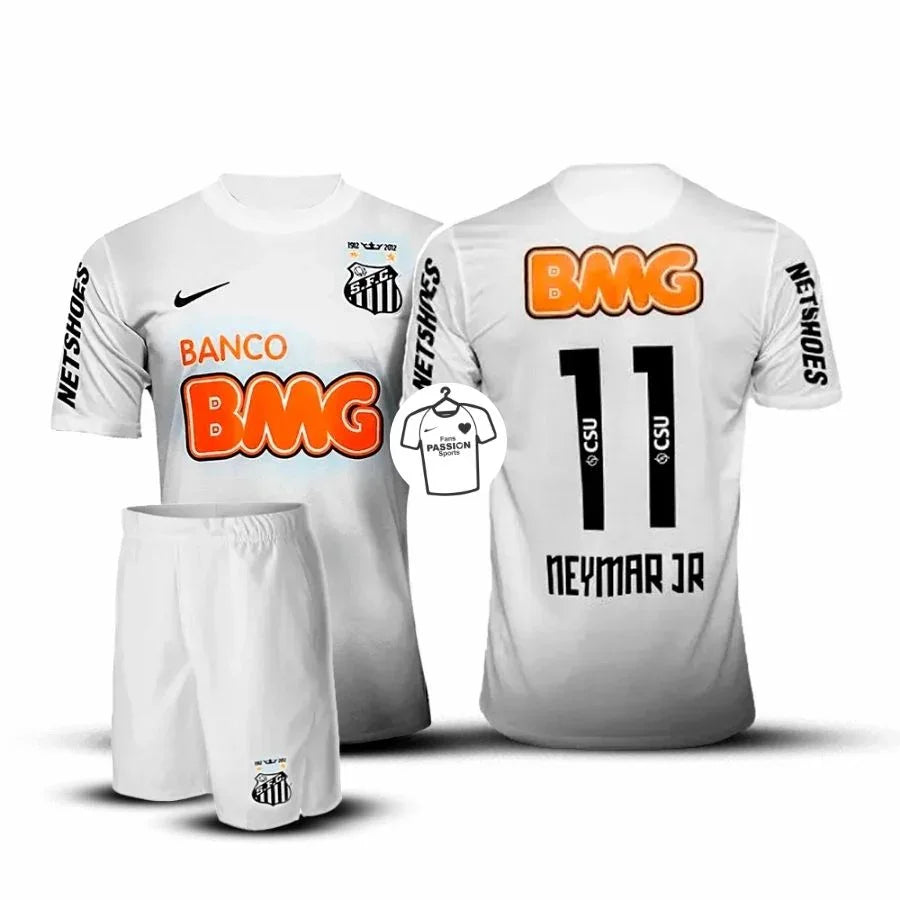 Kids Kit Santos Retro Neymar Jr 2011