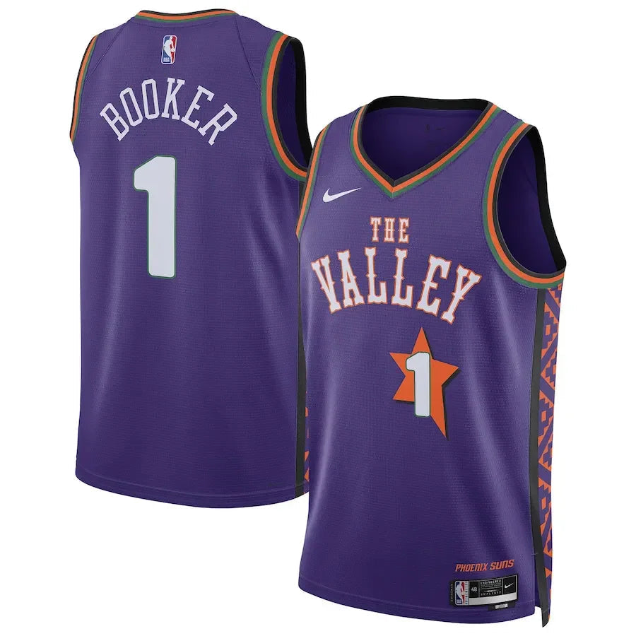Devin Booker 1 Phoenix Suns City Edition 24/25 Nba Jersey