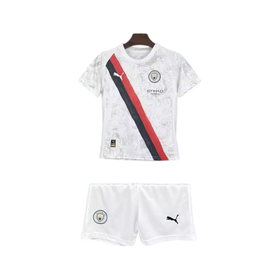 Kids Kit Manchester City Away Jersey 2025-26