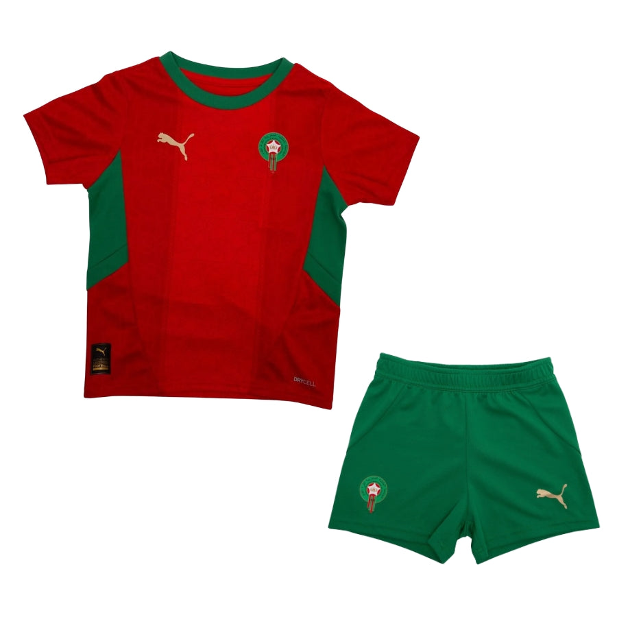 Kids Kit Morocco Home Fan Jersey 2025/26