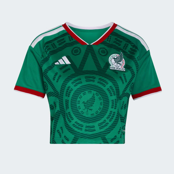 Mexico Home Cropped Jersey Women’S Home World Cup 2026