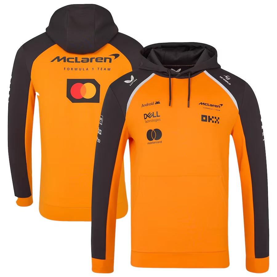 Mclaren 2025 Team Hooded Sweat Jacket Formula 1 F1 Formula One