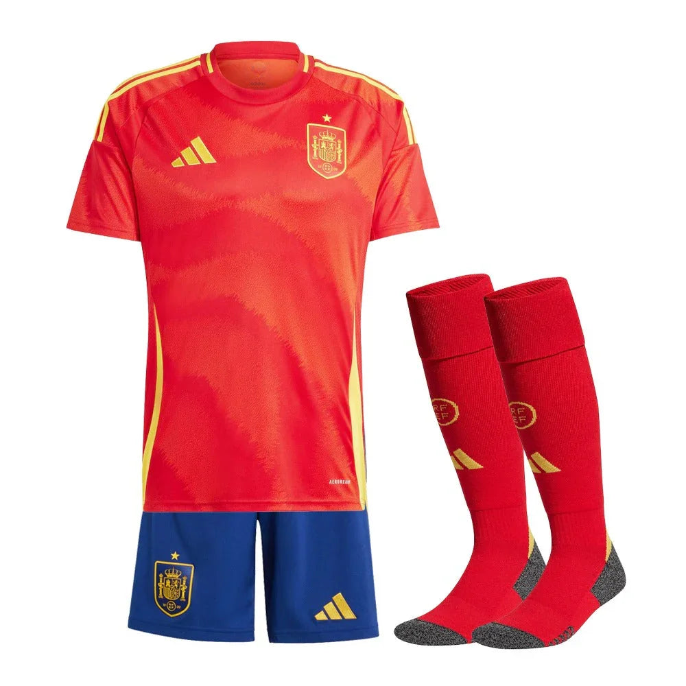 Kids Kit Spain Home Jersey 2024/25
