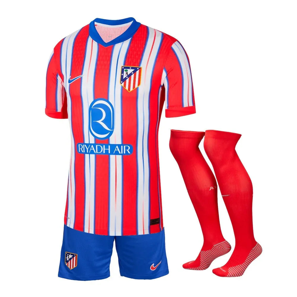 Kids Kit Atlético Madrid Home Jersey 2024/25