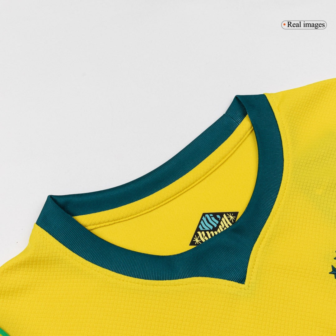 Brazil Home Kids Fan Jersey Shirt 2026 World Cup