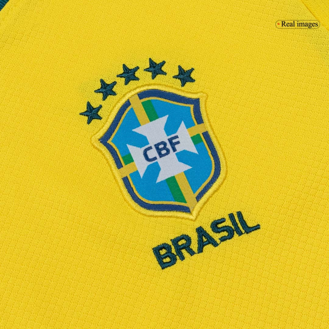 Brazil Home Kids Fan Jersey Shirt 2026 World Cup