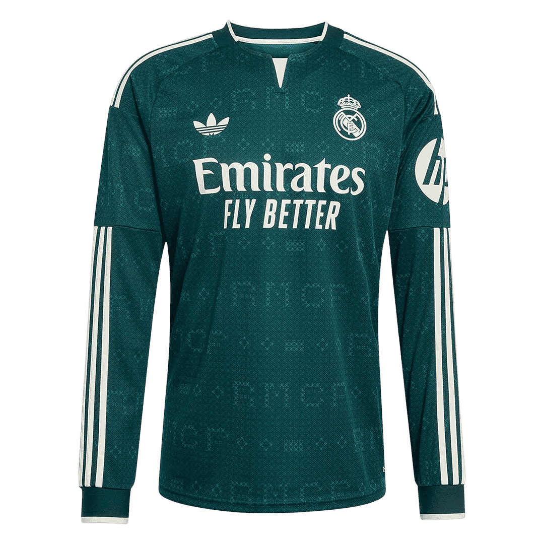 Real Madrid Away Long Sleeve Fan Jersey Shirt 2026/27