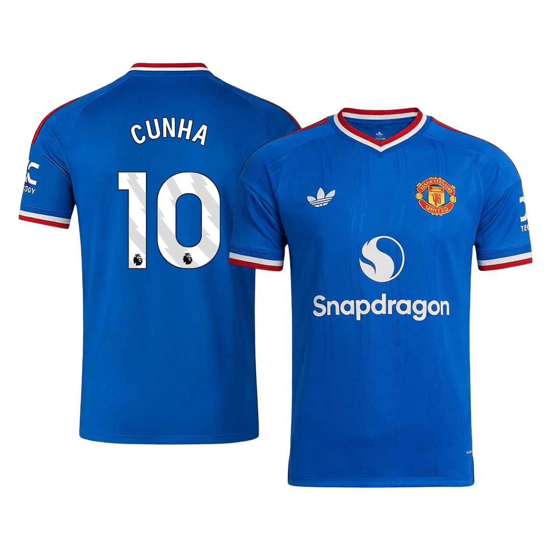 CUNHA #10 Manchester United Away Soccer Jersey 2026/27