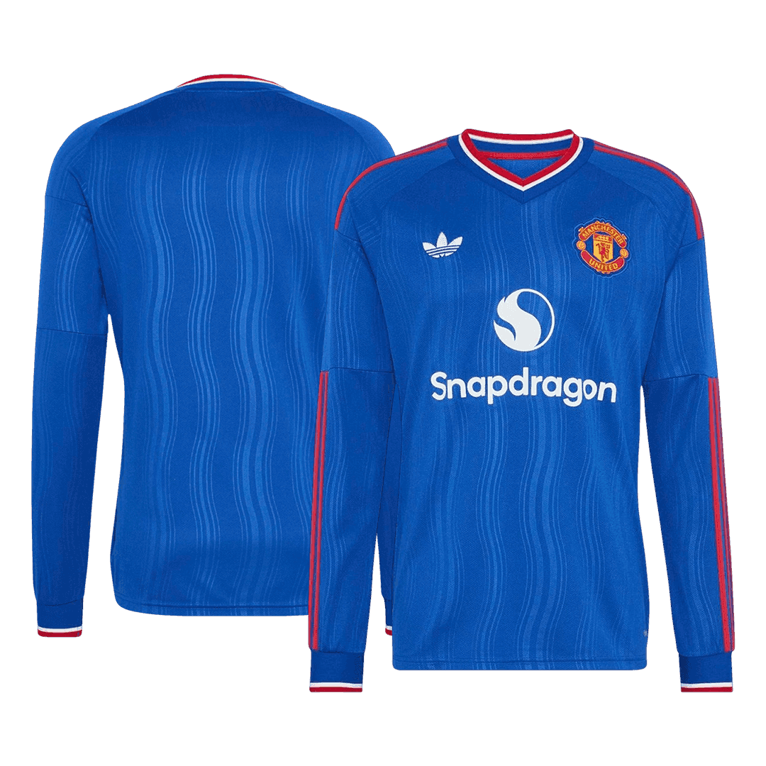 Manchester United Away Long Sleeve Fan Jersey Shirt 2026/27