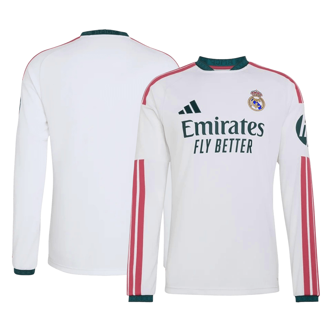 Real Madrid Home Long Sleeve Fan Jersey Shirt 2026/27