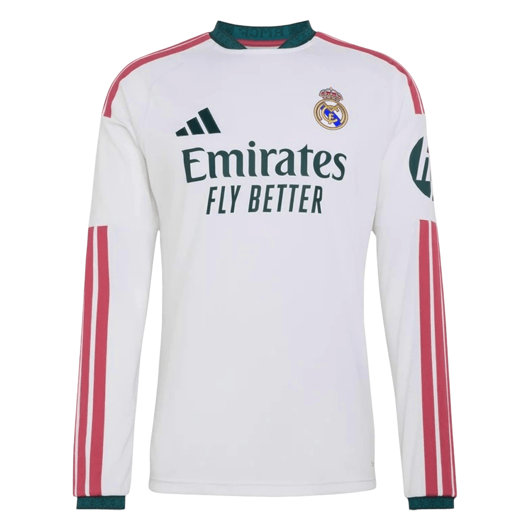 Real Madrid Home Long Sleeve Fan Jersey Shirt 2026/27