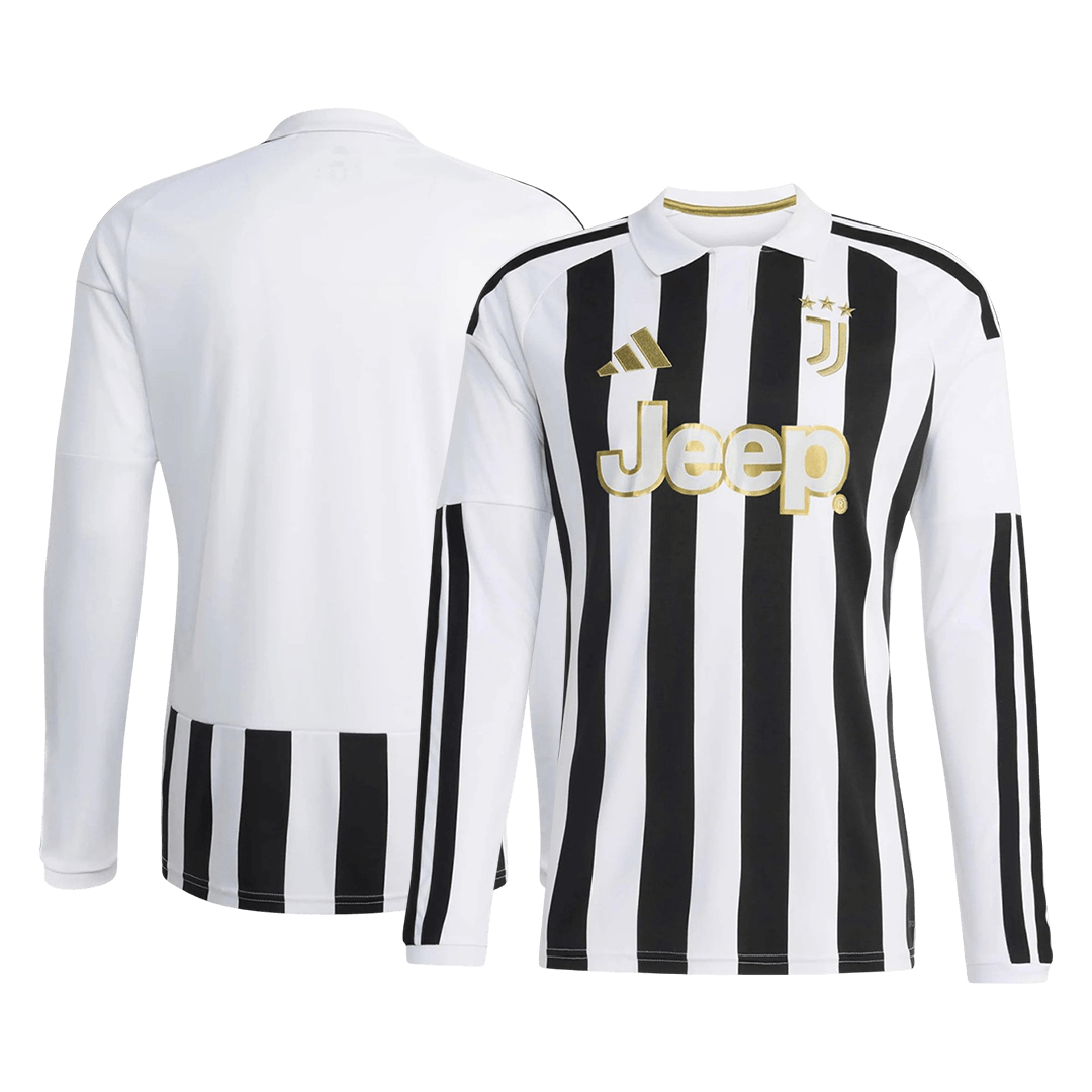 Juventus Home Long Sleeve Fan Jersey Shirt 2026/27