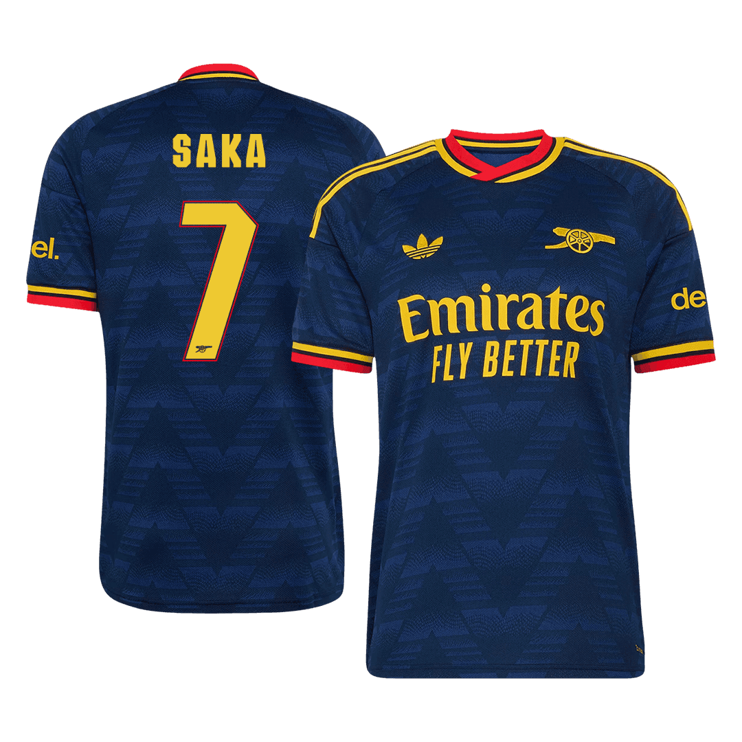 SAKA #7 Arsenal Away Soccer Jersey 2026/27 -UCL