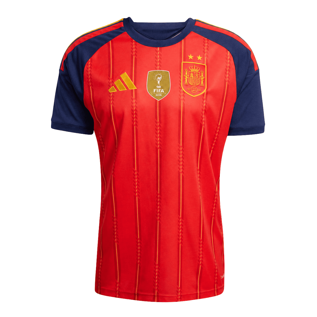 Spain Home Authentic Player Shirt 2026 World Cup - Champion