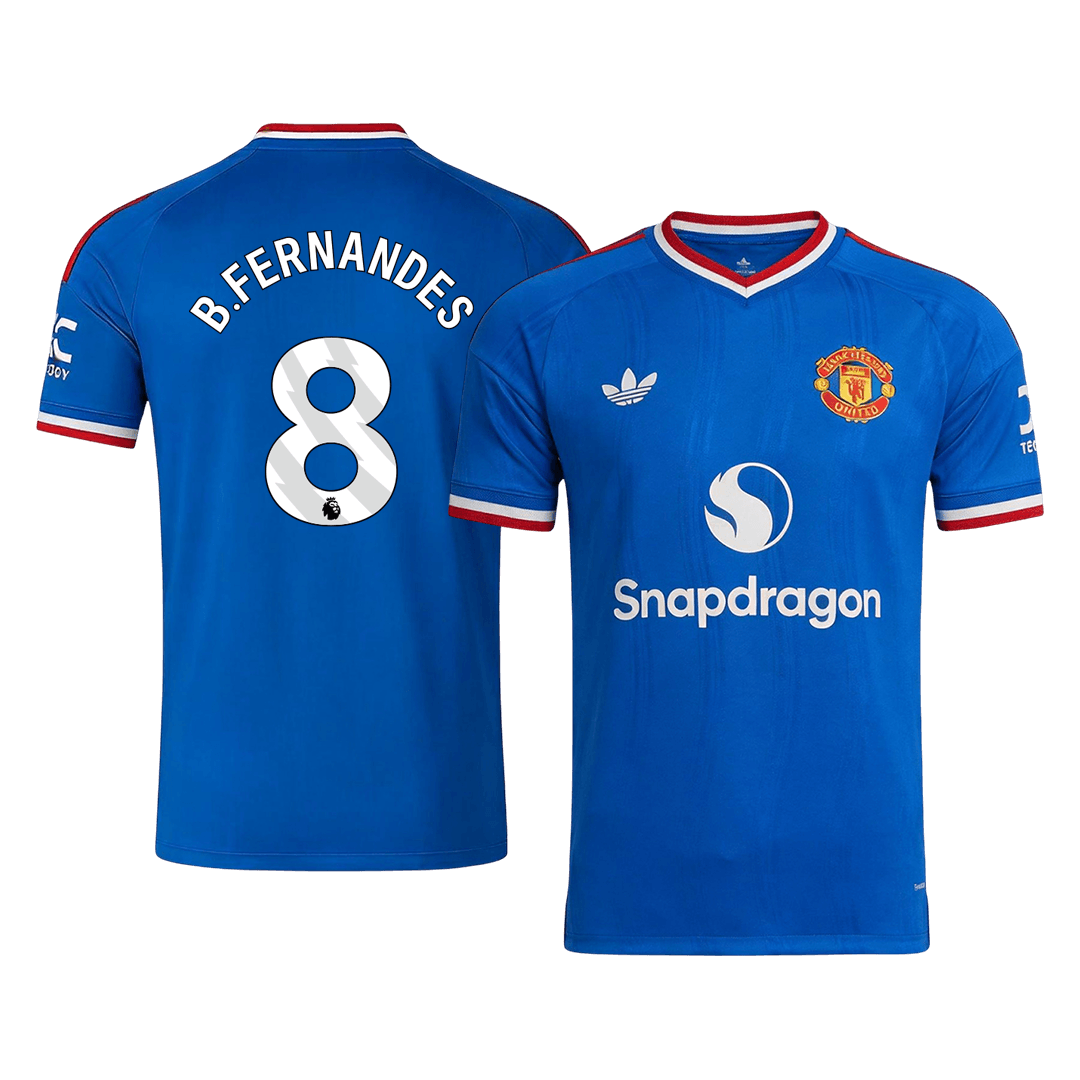 B. FERNANDES #8 Manchester United Away Soccer Jersey 2026/27