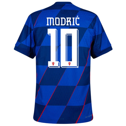 Croatia Away Modrić 10 Shirt 2024-2025 (Official Printing)