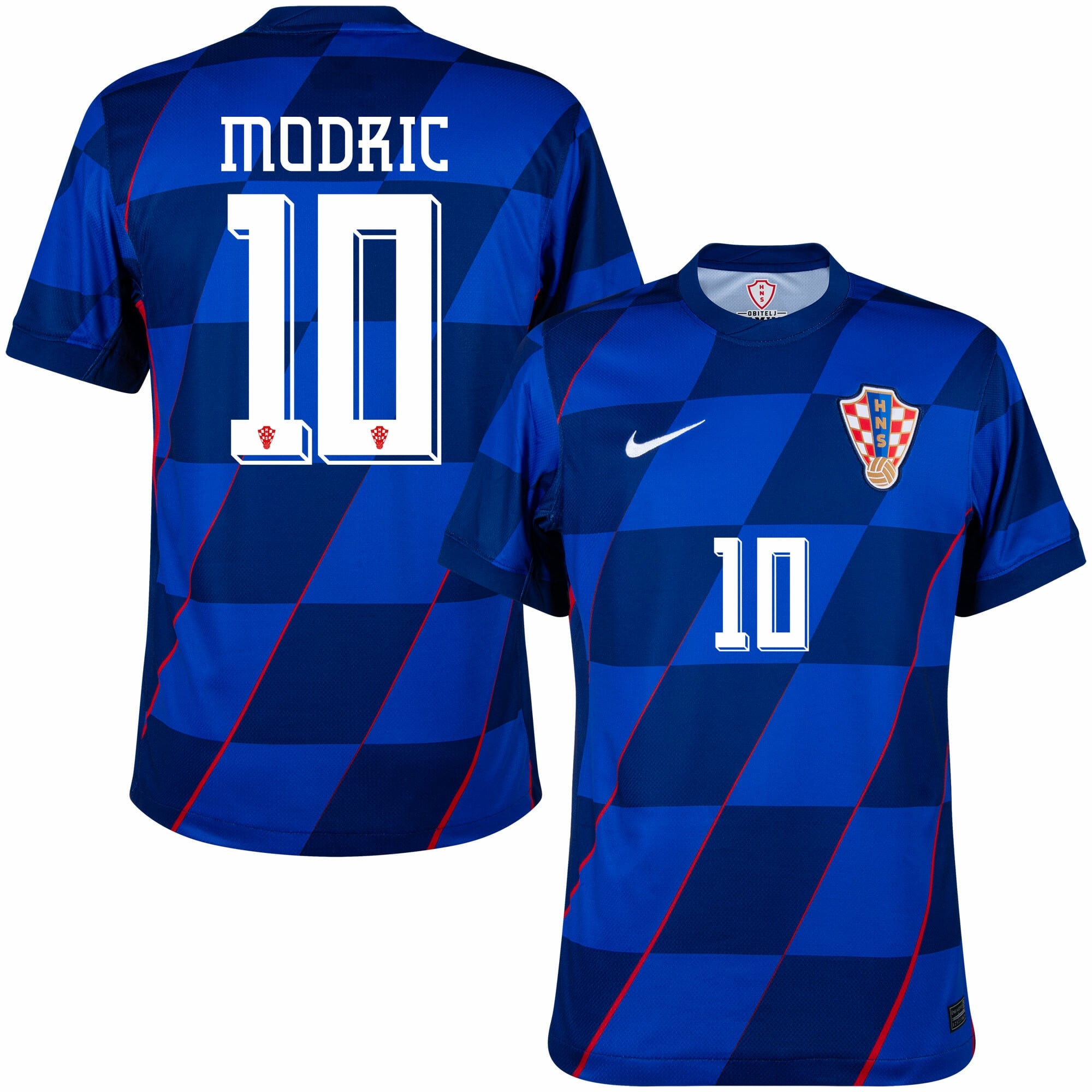 Croatia Away Modrić 10 Shirt 2024-2025 (Official Printing)