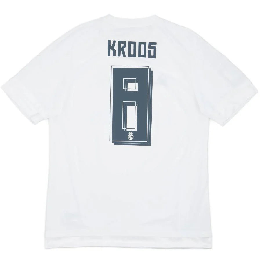 Kross #8 Real Madrid Home Retro Jersey 2015/16