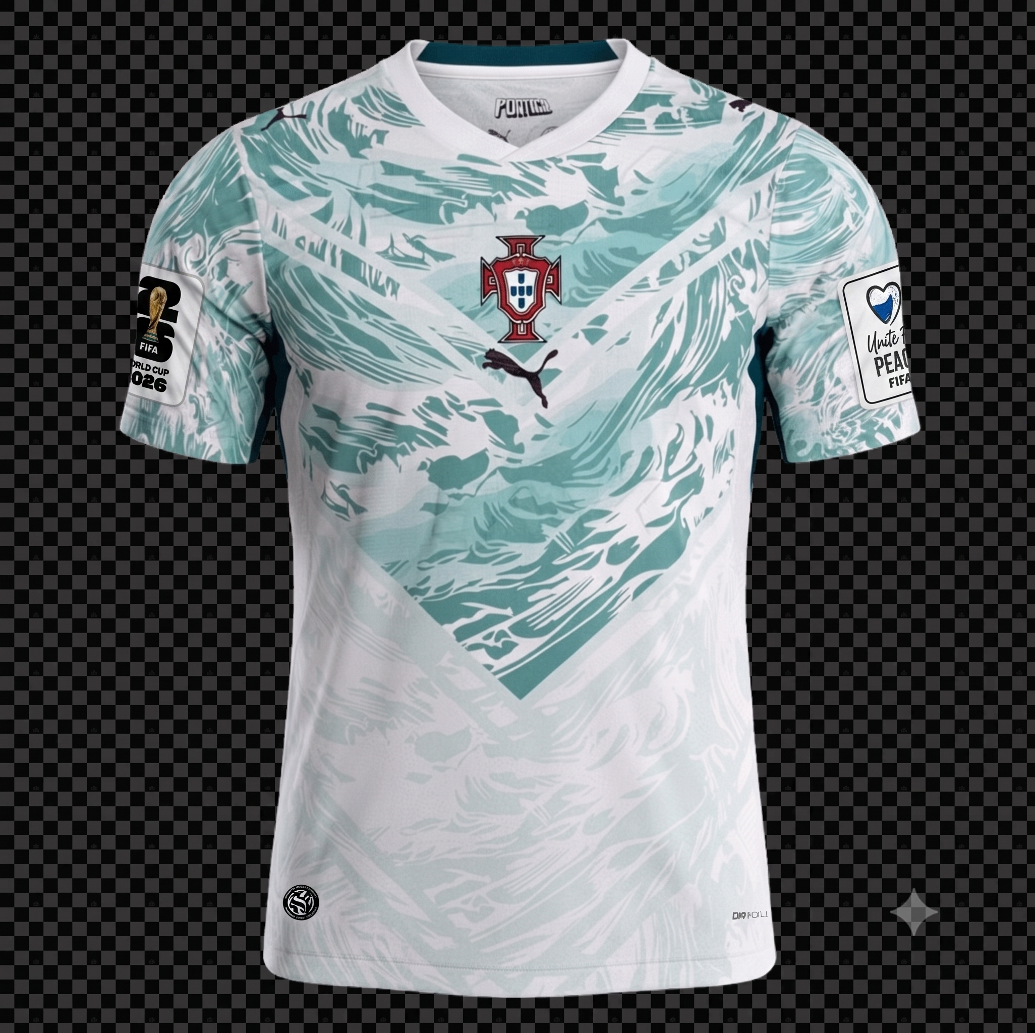 Portugal away Fan Patch Version Jersey Shirt 2026 World Cup