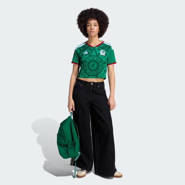 Mexico Home Cropped Jersey Women’S Home World Cup 2026