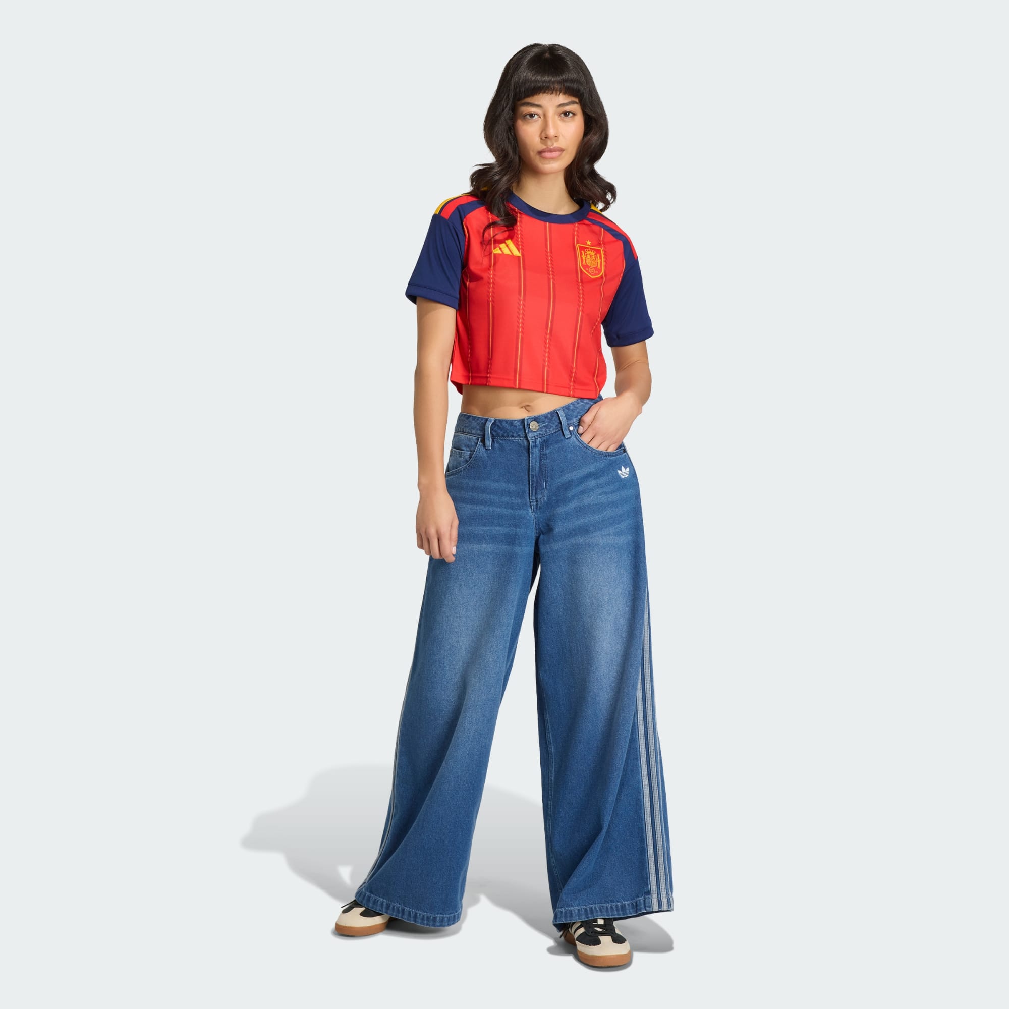 Spain Home Cropped Jersey Women’S Home World Cup 2026