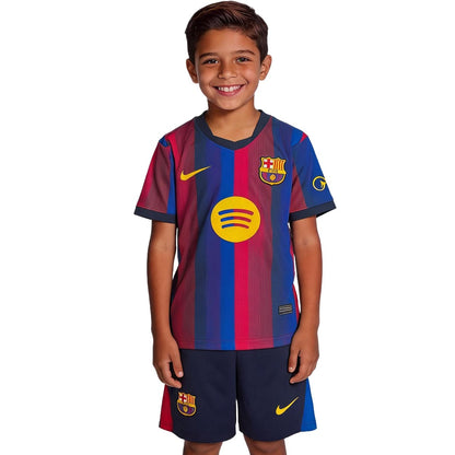 Barcelona Kids Home Fan Jersey Shirt 2026/27