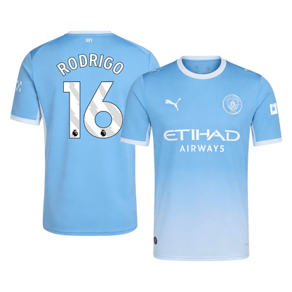 RODRIGO #16 Manchester City Home Fan Jersey Shirt 2026/27