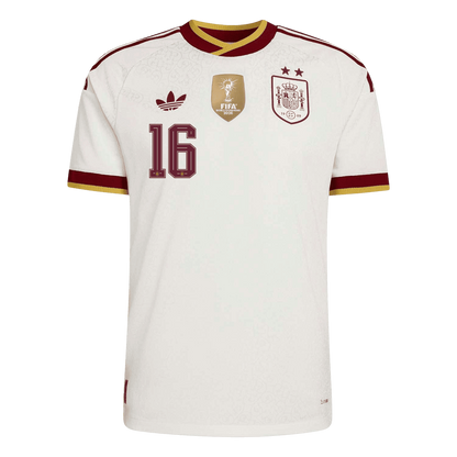 Spain RODRIGO 16 Away Fan Jersey World Cup 2026 - Champion