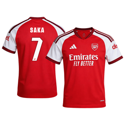 SAKA #7 Arsenal Home Soccer Jersey 2026/27 -UCL