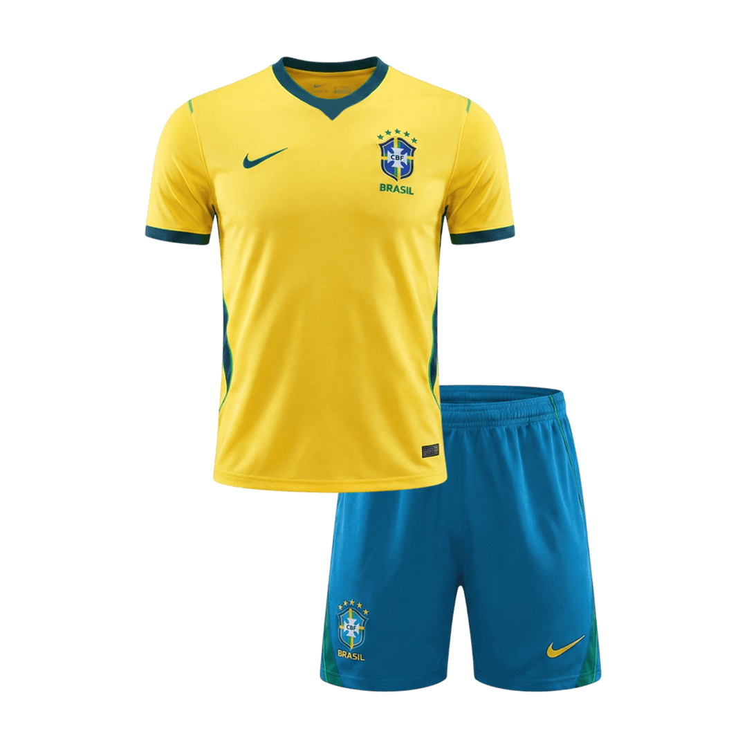 Brazil Home Kids Fan Jersey Shirt 2026 World Cup