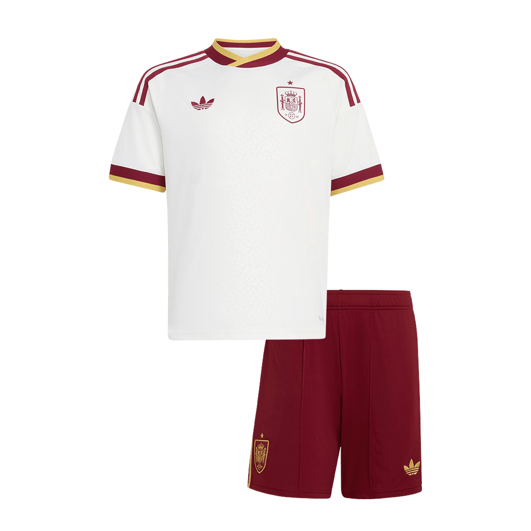 Spain Away Kids Fan Jersey Shirt 2026 World Cup